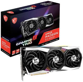 MSI Gaming grafická karta AMD Radeon RX 6800 Gaming X Trio 16 GB GDDR6-RAM PCIe x16 HDMI ™, DisplayPort