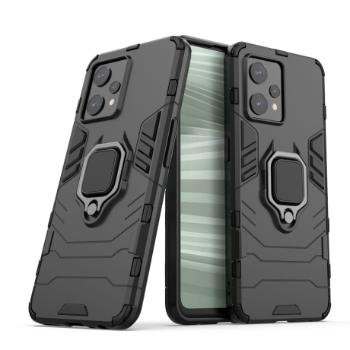 MG Ring Armor plastový kryt na Realme 9 Pro Plus, čierny