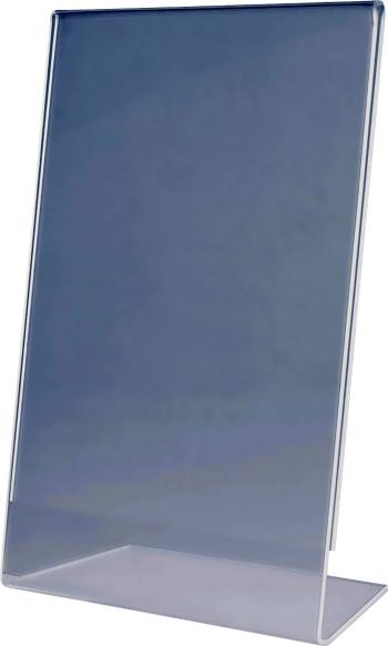 Magnetoplan 43102 stolový stojan priehľadná (š x v) 148 mm x 215 mm DIN A5 na výšku