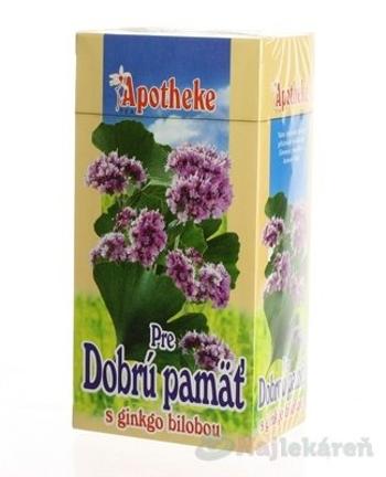 APOTHEKE ČAJ PRE DOBRÚ PAMÄŤ GINKGO BILOBA, 20x1,5 g