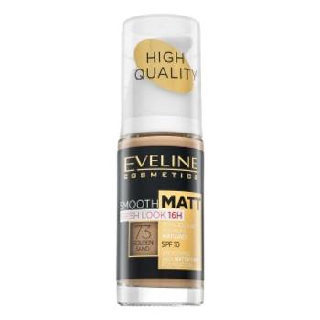 Eveline High Quality Smooth Matt SPF10 73 Golden Sand make-up proti nedokonalostiam pleti 30 ml