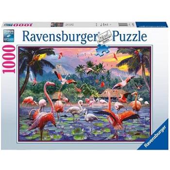 Ravensburger puzzle 170821 Ružové plameniaky 1000 dielikov (4005556170821)