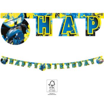 Procos Banner Happy Birthday - Batman na motorke 2 m