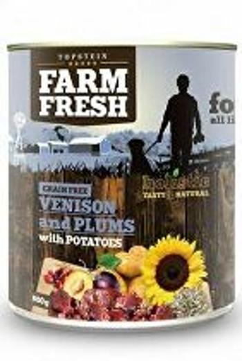 Farm Fresh Dog Venision&Plums+Potatoes konzerva 800g + Množstevná zľava