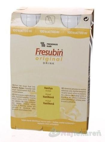 Fresubin Original DRINK EasyBottle vanilkov 4 x 200 ml