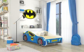 ArtAdrk Detská auto posteľ BATCAR Prevedenie: 80 x 160 cm