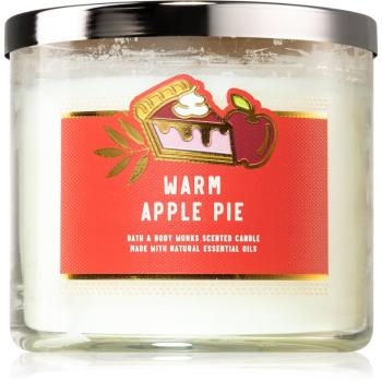 Bath & Body Works Warm Apple Pie vonná sviečka I. 411 g
