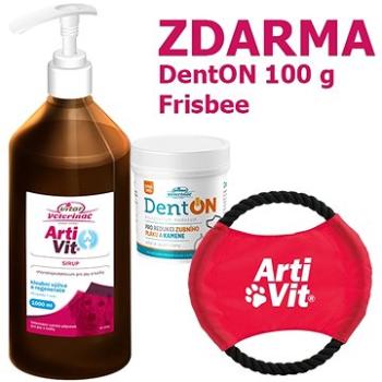 Vitar Veterinae Artivit sirup 1000 ml + 100g DentOn + frisbee hračka pre psy (8595011143485)