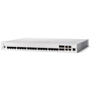 CISCO CBS350 Managed 24-port SFP+, 4× 10 GE Shared (CBS350-24XS-EU)