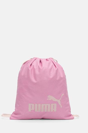 Ruksak Puma Phase Small Gym Sack ružová farba, vzorovaný, 901900