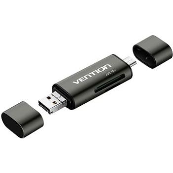 Vention USB3.0 Multi-function Card Reader Gray Metal Type (CCHH0)