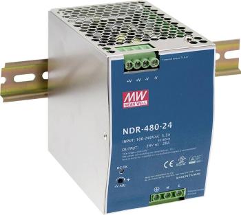 Mean Well NDR-480-48 sieťový zdroj na montážnu lištu (DIN lištu)    480 W 1 x