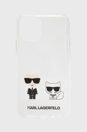 Puzdro na mobil Karl Lagerfeld iPhone 11 Pro priehľadná farba
