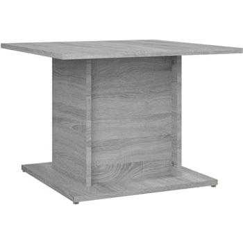 SHUMEE Konferenčný stolík sivý sonoma 55,5 × 55,5 × 40 cm drevotrieska, 813096