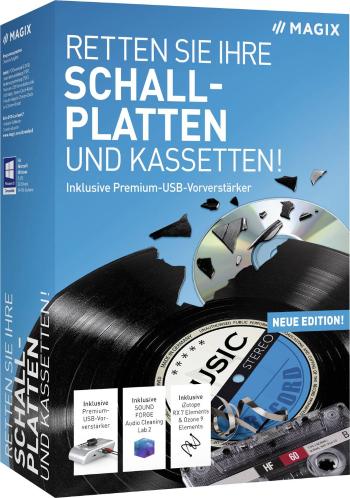 Magix Retten Sie Ihre Schallplatten & Kassetten! (2021) plná verzia, 1 licencia Windows softvér pre digitalizáciu
