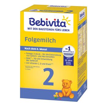 BEBIVITA Mlieko 2 Instantná následná mliečna výživa od uk. 6. mesiaca, 500 g