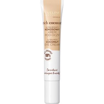 Eveline Cosmetics Rich Coconut regeneračný očný krém s probiotikami 20 ml