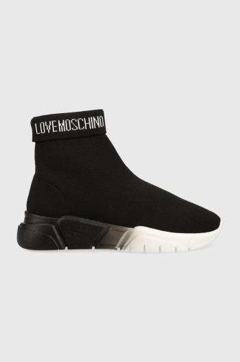 Tenisky Love Moschino Sneakerd Running 35 čierna farba, JA15533G1G