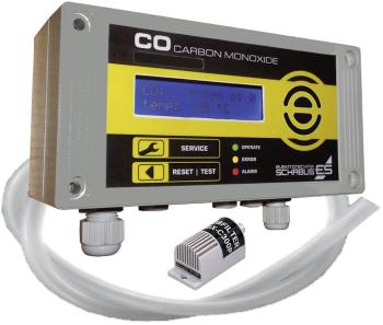 Schabus 300256 detektor oxidu uhoľnatého  s interným senzorom 230 V Detekované oxidu uhoľnatého (CO)
