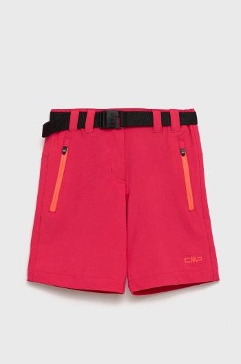 Detské krátke nohavice CMP fialová farba, s potlačou,