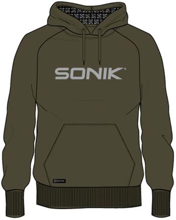 Sonik mikina hoody green - l