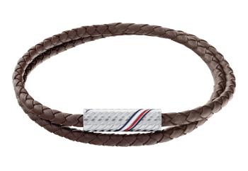 Tommy Hilfiger Štýlový dvojitý kožený náramok 2790468