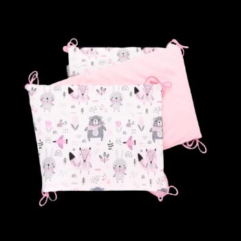 T-Tomi Skladaný mantinel Velvet pink bears