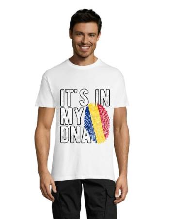 Romania - It's in my DNA pánske tričko biele 3XL