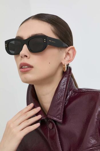 Slnečné okuliare Gucci GG1215S dámske, čierna farba