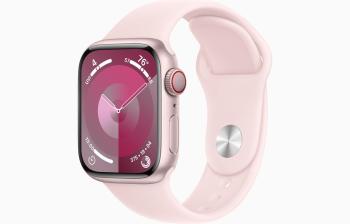 Apple Watch S9 Cell/45mm/Pink/Šport Band/Light Pink/-M/L