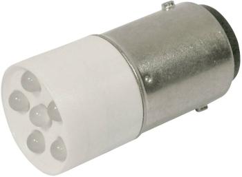 CML indikačné LED  BA15d  chladná biela 24 V/DC, 24 V/AC  2400 mcd  1864035W3