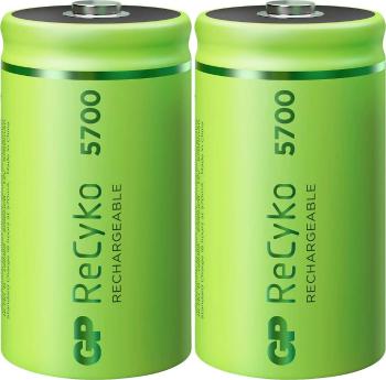 GP Batteries ReCyko+ akumulátor typu D  Ni-MH 5700 mAh 1.2 V 2 ks