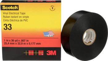 3M  SCOTCH33-38X33 izolačná páska Scotch® čierna (d x š) 33 m x 38 mm