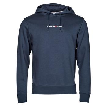 Tommy Jeans  Mikiny TJM LINEAR LOGO HOODIE  Námornícka modrá