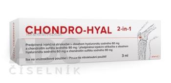 CHONDRO-HYAL intraartikulárny roztok v predplnenej injekčnej striekačke 1x3 ml