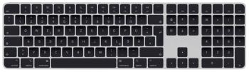 Apple Magic Keyboard mit Touch ID und Num Key Bluetooth® klávesnica čierna nemecká, QWERTZ, Macintosh