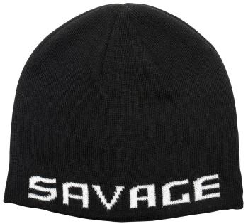 Savage gear čiapka logo beanie one size black white