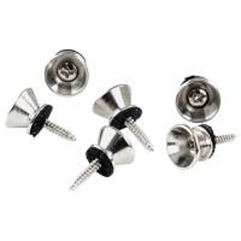 GEWA Strap button Fire&Stone 14 mm, nickel plated