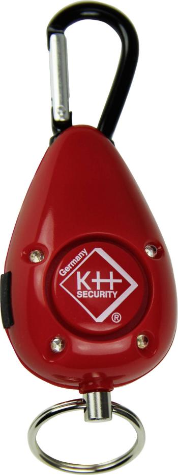 kh-security vreckový alarm   červená  s LED   100189