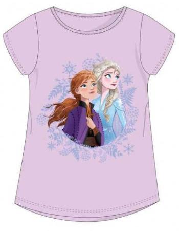 Setino Detské tričko s krátkym rukávom - Frozen fialové Veľkosť - deti: 128