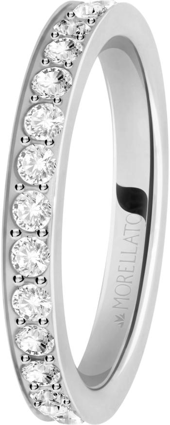 Morellato Oceľový prsteň s kryštálmi Love Rings SNA41 54 mm