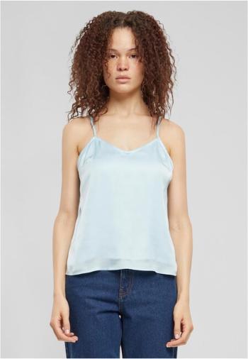 Urban Classics Ladies Viscose Satin Slip Top oceanblue - S