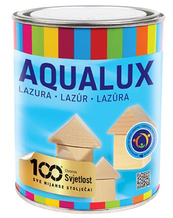AQUALUX - Ekologická vodou riediteľná lazúra 12 - vlašský orech 0,75 L
