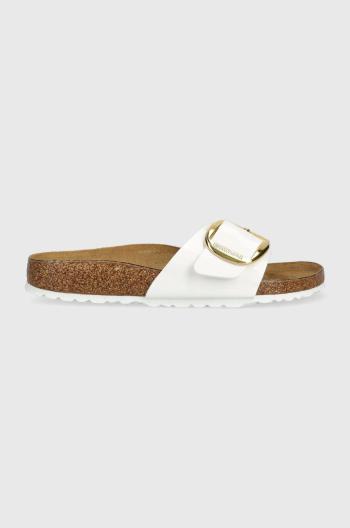 Šľapky Birkenstock 1019814 dámske, biela farba, Madrid Big Buckle