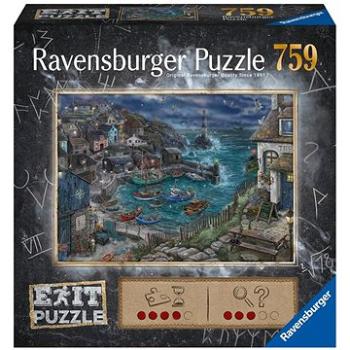 Ravensburger Puzzle 173655 Exit Puzzle: Maják Pri Prístave 759 Dielikov (4005556173655)