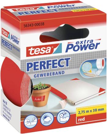 tesa PERFECT 56343-00038-03 páska so skleným vláknom tesa® Extra Power červená (d x š) 2.75 m x 38 mm 1 ks