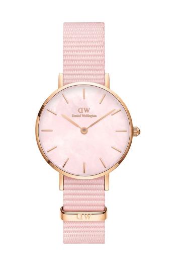 Hodinky Daniel Wellington Petite 28 dámske, ružová farba