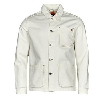 Timberland  Bundy Work For The Future - Cotton Hemp Denim Chore Jacket  Biela