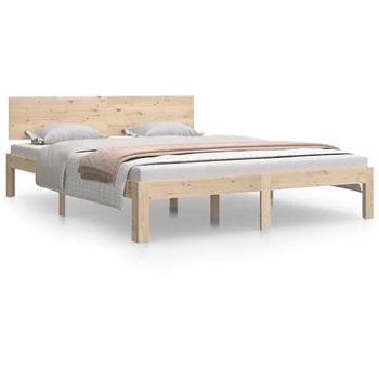 Rám postele masívne drevo 150 × 200 cm King Size, 810500