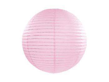 PartyDeco Okrúhly papierový lampión - ružový 25 cm